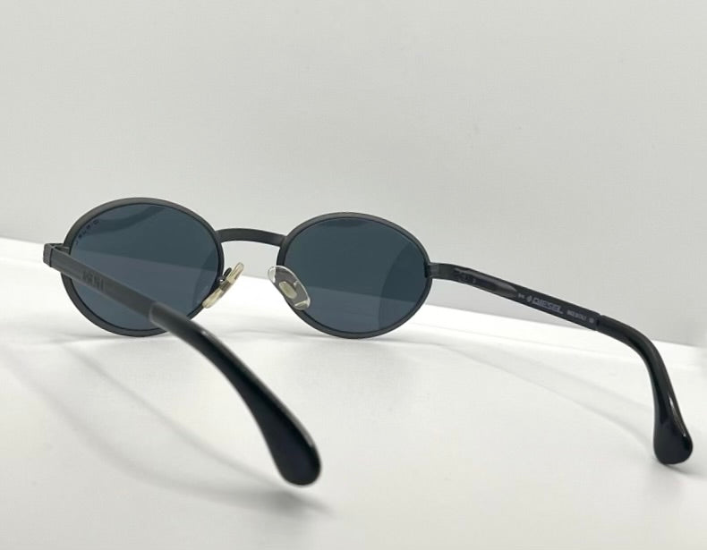 DIESEL WRITE-SUN SZ3 Vintage Oval Sunglasses – Deadstock-Italy-Mirror Lens