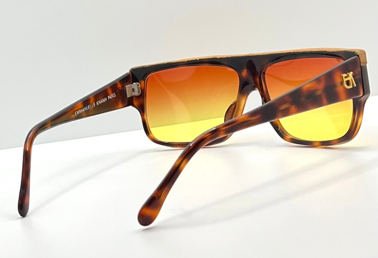 Vintage Emmanuelle Khanh 10640 Python Sunglasses – Sunburst Edition 1 of 1
