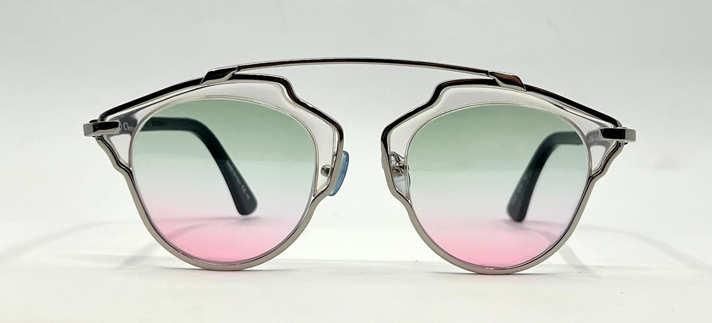 Christian Dior SO Real Sunglasses-New Gradient Second Chance Customs Lenses-Unworn