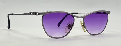Les Copains LC 110 Y2K Vintage Sunglasses w/New Purple Custom Lenses-Unworn