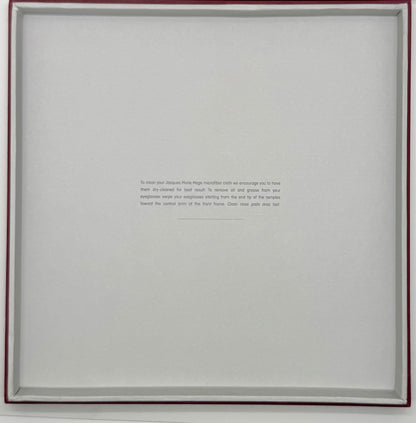 Jacques Marie Mage “Vanitas Skull” Cleaning Cloth-New in Box-Ltd. 200 pcs.