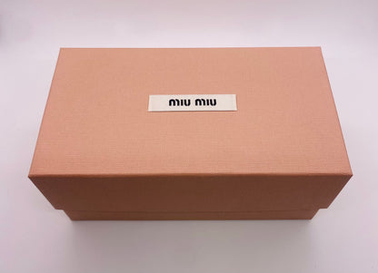 MIU MIU SMU54N JAZ Sun Wave Luxury Brass Sunglasses w/New Custom Gold to Rose Gradient Lenses