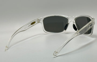 Vintage Revo HARNESS Polarized Sunglasses-Crystal Clear Frame w/New Dark Grey Polarized Lenses