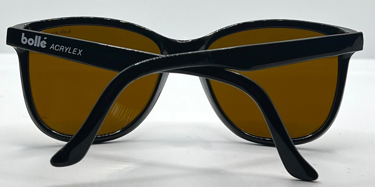 Bollé Acrylex 413 Vintage Sunglasses – Made in France – Amber Lenses – Rare - Deadstock