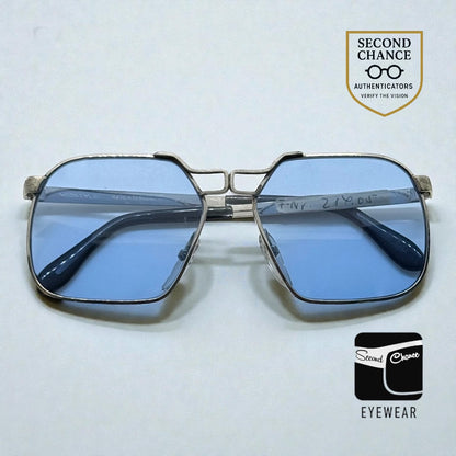 Neostyle FLEET Vintage Metal Sunglasses-New Blue Tinted Custom Lenses