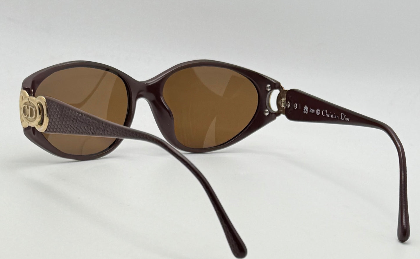 Vintage Christian Dior 2851 30 Sunglasses-Custom Solid Brown Berko’s Designs Lenses