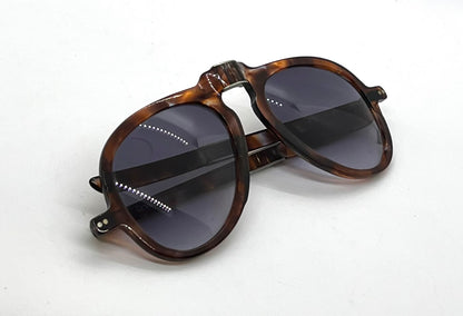 Revue F1 C2-Vintage Folding Sunglasses-New/Custom Lenses-France