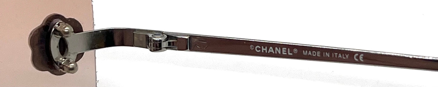 Chanel 4085 Y2K Rimless Camellia-Unworn Reconstructed Custom Sunglasses