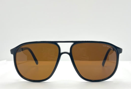 Bolle IREX 100 377 Vintage Sunglasses France-Glass Brown Lenses-Deadstock-56mm