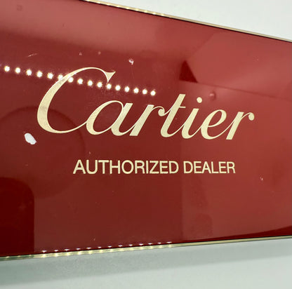 Cartier Authorized Dealer Display Signs-Set of Two-Modern Boutique Displays
