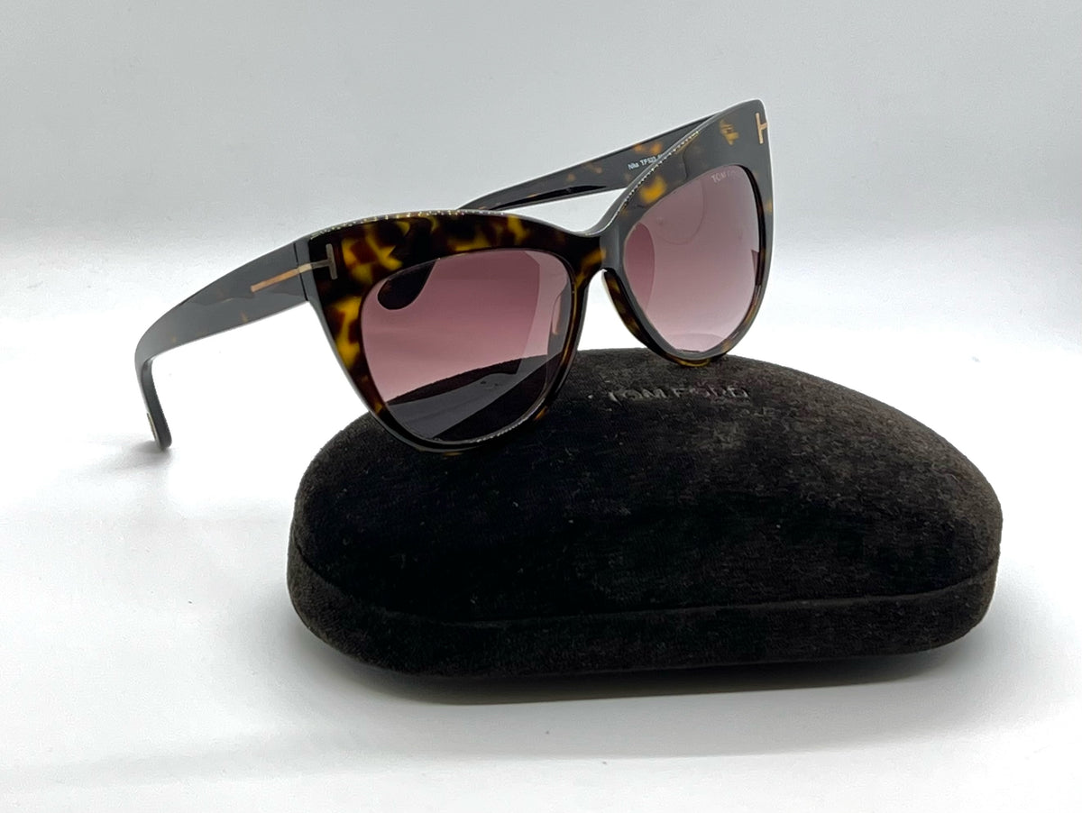 Tom Ford Nika TF523 52F Dark Havana-Vintage/Unworn Sunglasses-Case Italy