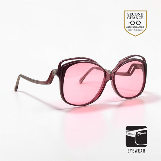 GIVENCHY AA VINTAGE Oversized Sunglasses-New Rose Custom Lenses-Unworn-France