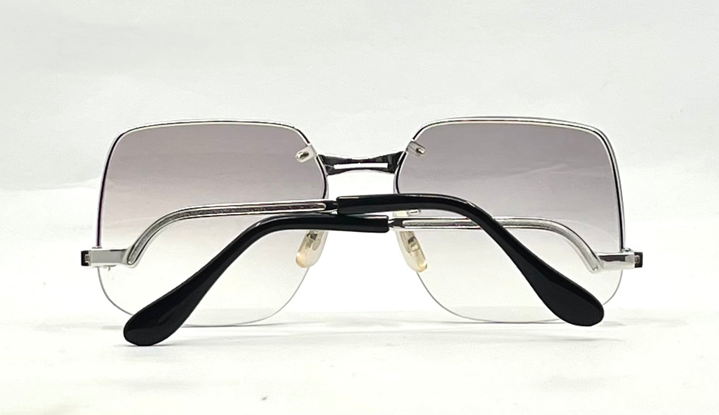 PS7 CAPRICE Rimless Square VINTAGE Sunglasses-Japan-Grey Gradient-Unworn