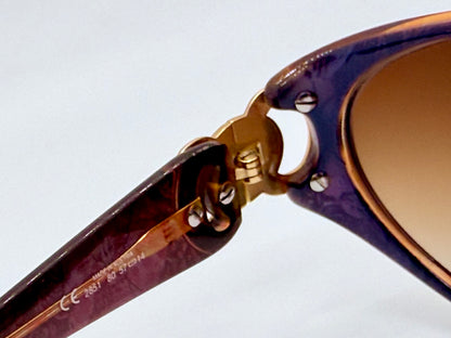 Vintage Christian Dior 2851 80 Sunglasses w/New, Custom Toffee Gradient Berko’s Designs Lenses