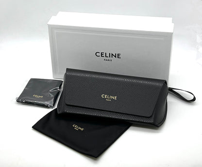 CELINE Triomphe CL40262U 01A Black Gold Sunglasses Deadstock Full Kit