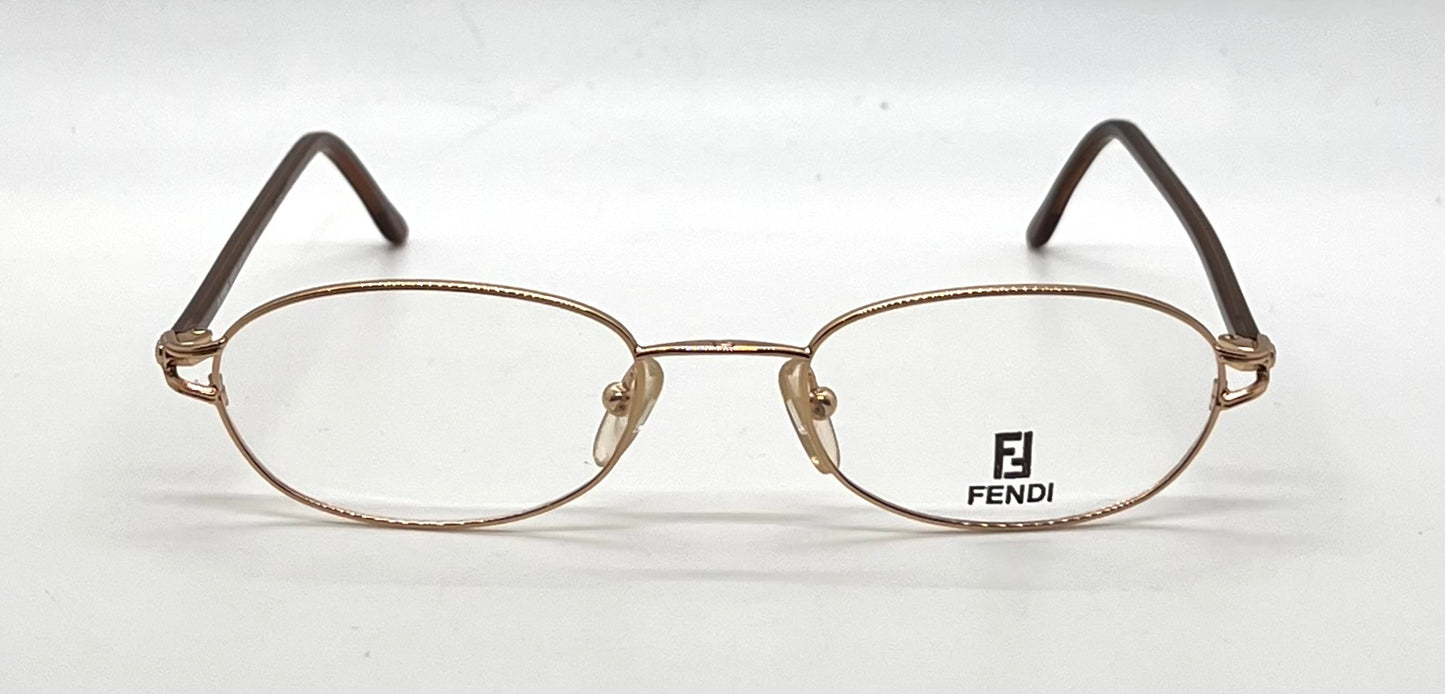 Fendi F522 Salmon Unworn/NOS Oval Eyeglasses-Made Italy 50mm