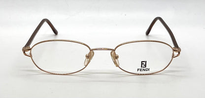 Fendi F522 Salmon Unworn/NOS Oval Eyeglasses-Made Italy 50mm
