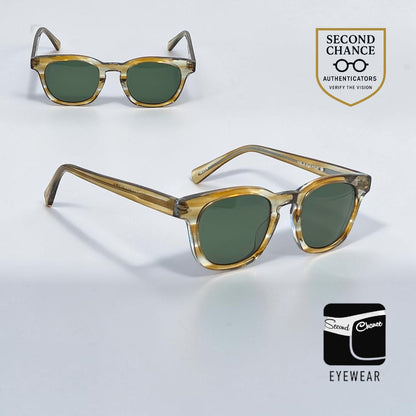 KALA Eyewear Allen LB-B Handmade USA-New Green Custom Lens-Sunglasses-Unworn