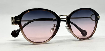 Salvatore Ferragamo SF2826 Sunglasses-New Grey/Rose Custom Gradient Lenses-Unworn