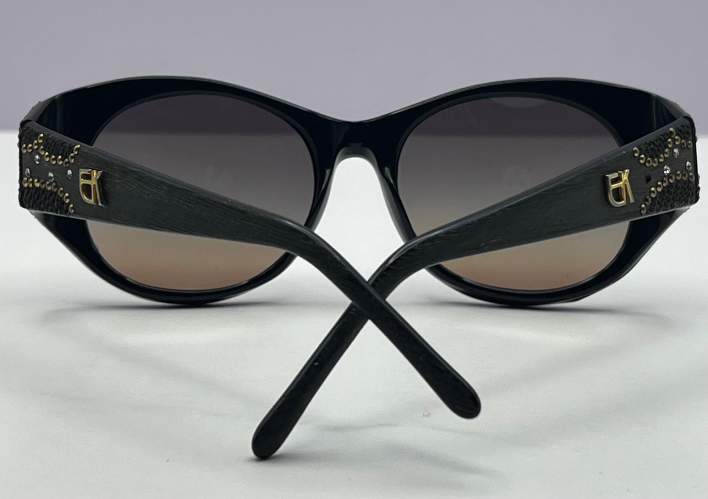 Vintage Emmanuelle Kahnh SUNGLASSES WITH BRAND NEW CUSTOM-GRADIENT Berko’s  Designs Lenses