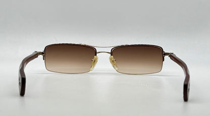 Chrome Hearts TOPPS
-Wood Temple-VINTAGE Rimless Sunglasses-Unworn Full Kit-Japan