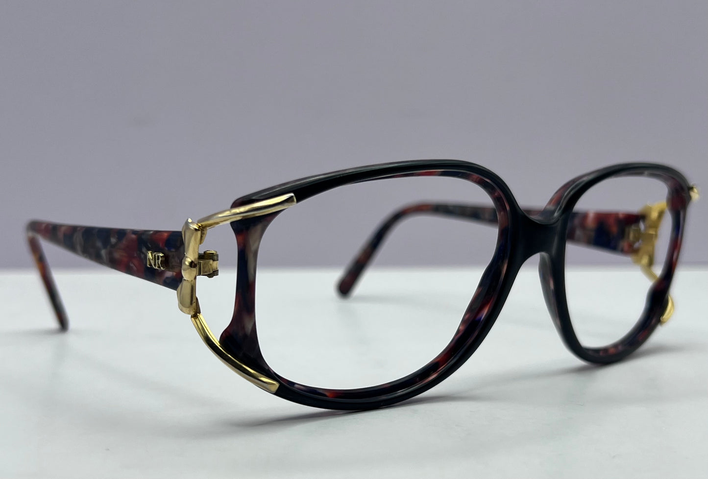 Nina Ricci NR 3010 COL.6240 Butterfly Frame-Multi Color With Gold Hardware 55-16