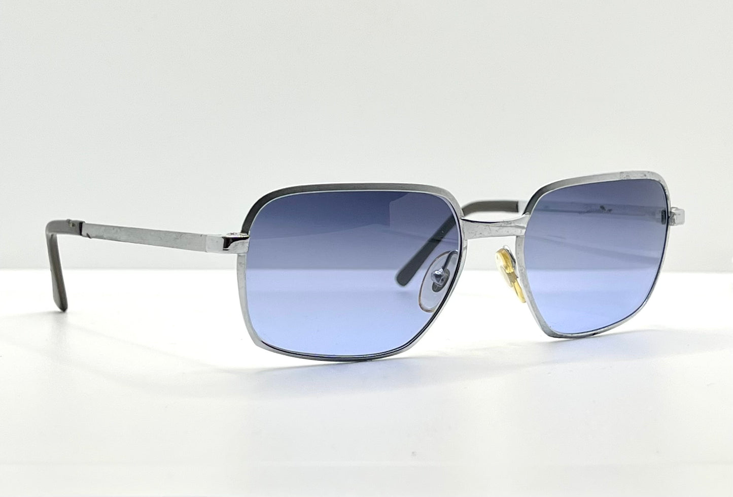 FAIRFIELD F088 Vintage Sunglasses w/New, Custom Gradient Twilight Blue Lenses-Deadstock-France