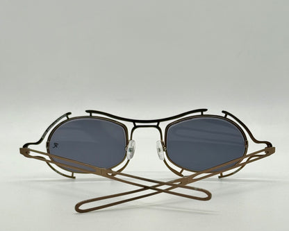 Raf Simons × Linda Farrow RAF13-C1 Bronze Sunglasses – Rare Collaboration