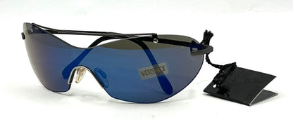 Versace S82/P 94M/189 Blue Mirror Shield Sunglasses-UNWORN VINTAGE-Italy