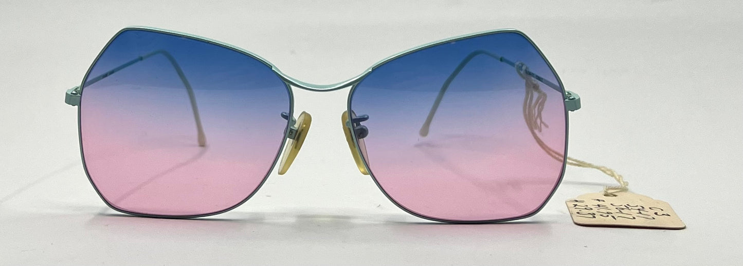 Cobalt C-3 54-17 Vintage Sunglasses-New Blue-Rose Second Chance Custom Lenses