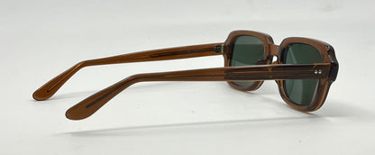 USS BCG 46-24 Vintage Military Frame-New Solid Green Second Chance Customs Lenses