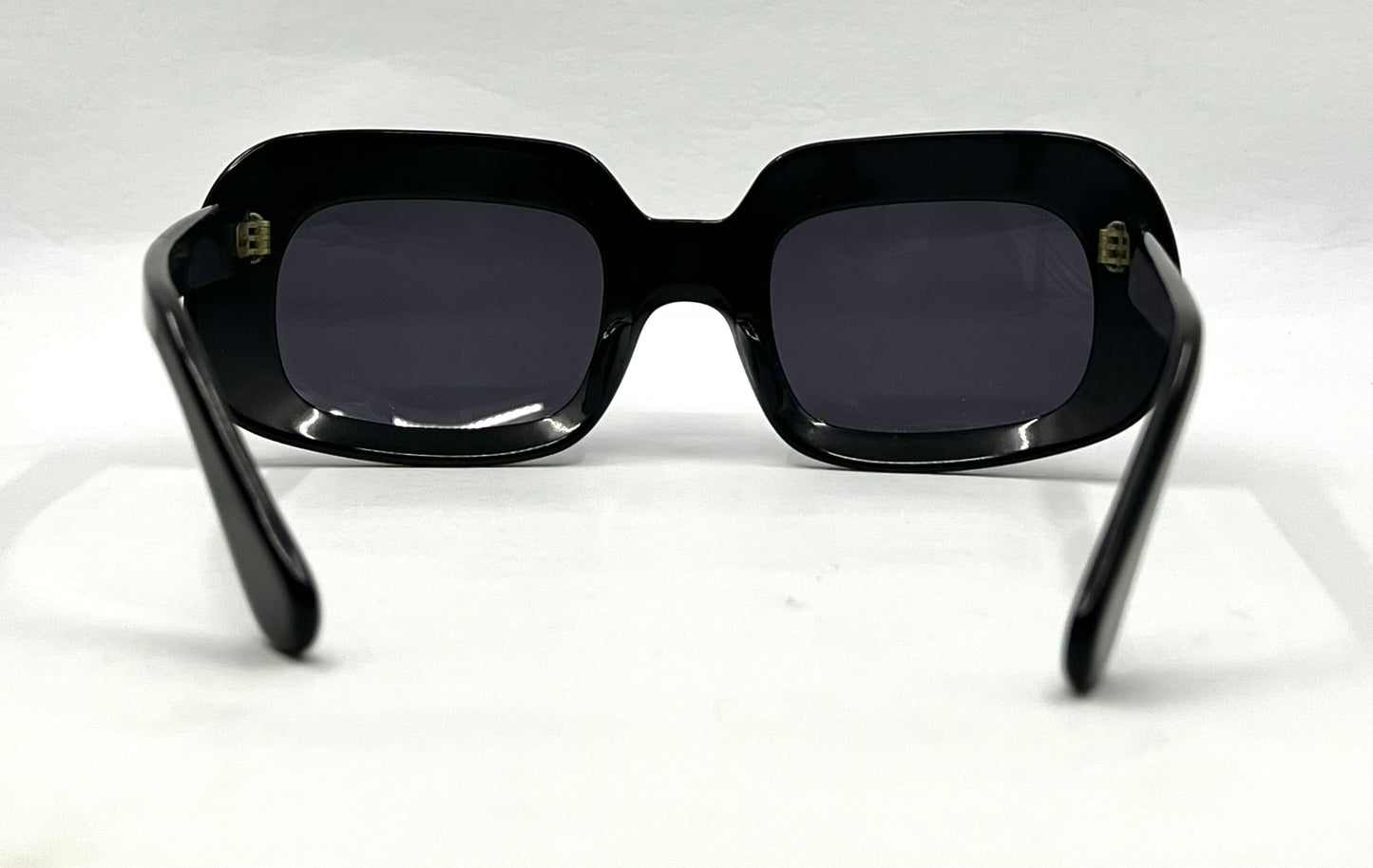 Vintage Rhinestone Sunglasses-Oversized Black Crystal Couture Rare-Made in France