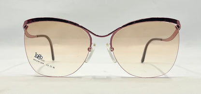 Logo Paris Nylon 304 Vintage Sunglasses Pink Gradient Unworn Deadstock 53