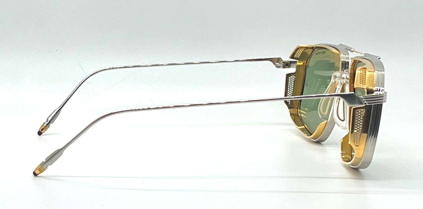 Jacques Marie Mage JAGGER DECADE in ELECTRUM-Titanium Sunglasses-Ltd 150-Full Kit