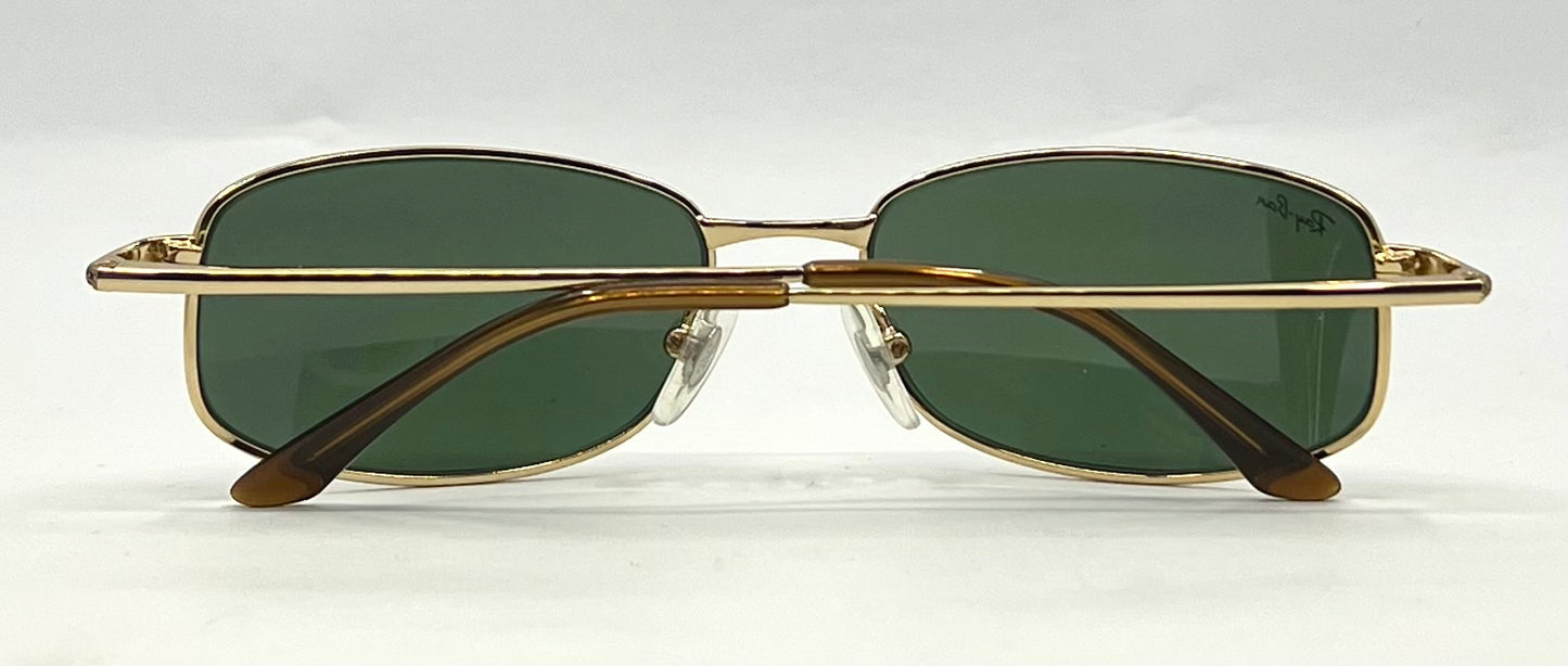 Ray-Ban RB3198 Gold G15 Sunglasses 56-17 Unworn Made in Italy