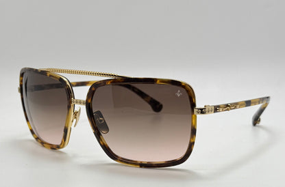 Brand New Philippe V No. 9 Sunglasses-Tortoise & Gold 63mm Frame-Handmade in Japan