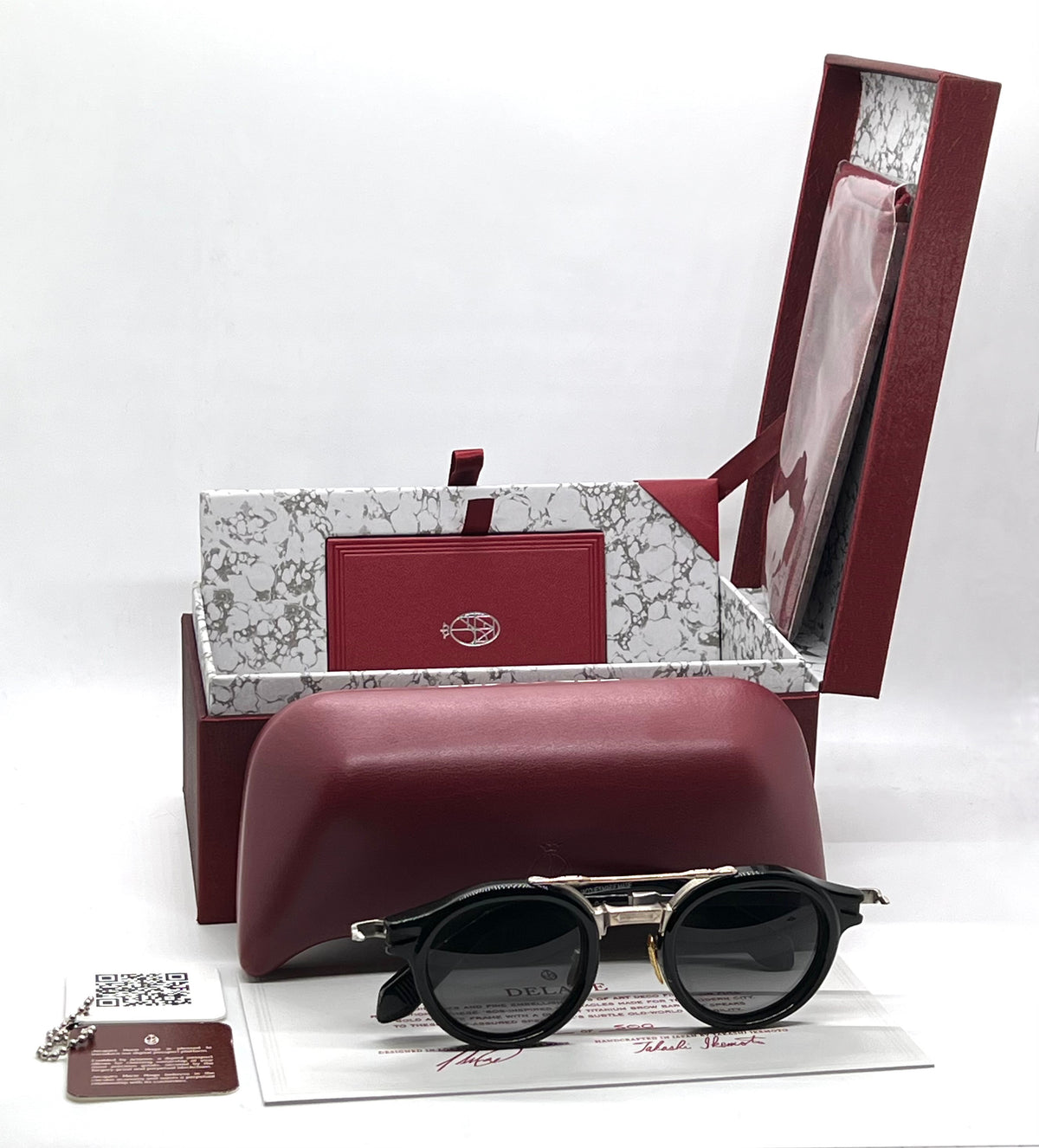 Jacques Marie Mage Delage Noir Ltd 500 Full Kit New Custom Gradient Sunglasses