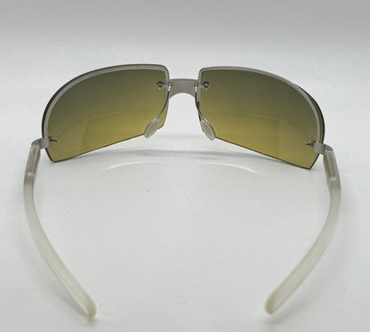 Prada SPR 72A Vintage Shield Sunglasses-Gradient Lenses-Y2K-Italy-Deadstock/New