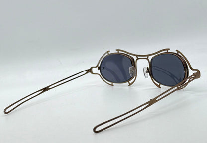 Raf Simons × Linda Farrow RAF13-C1 Bronze Sunglasses – Rare Collaboration