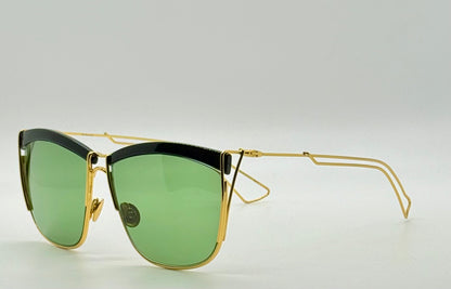 DiorSoElectric Rare Gold Green Sunglasses-Full Kit Authentic-Deadstock/New