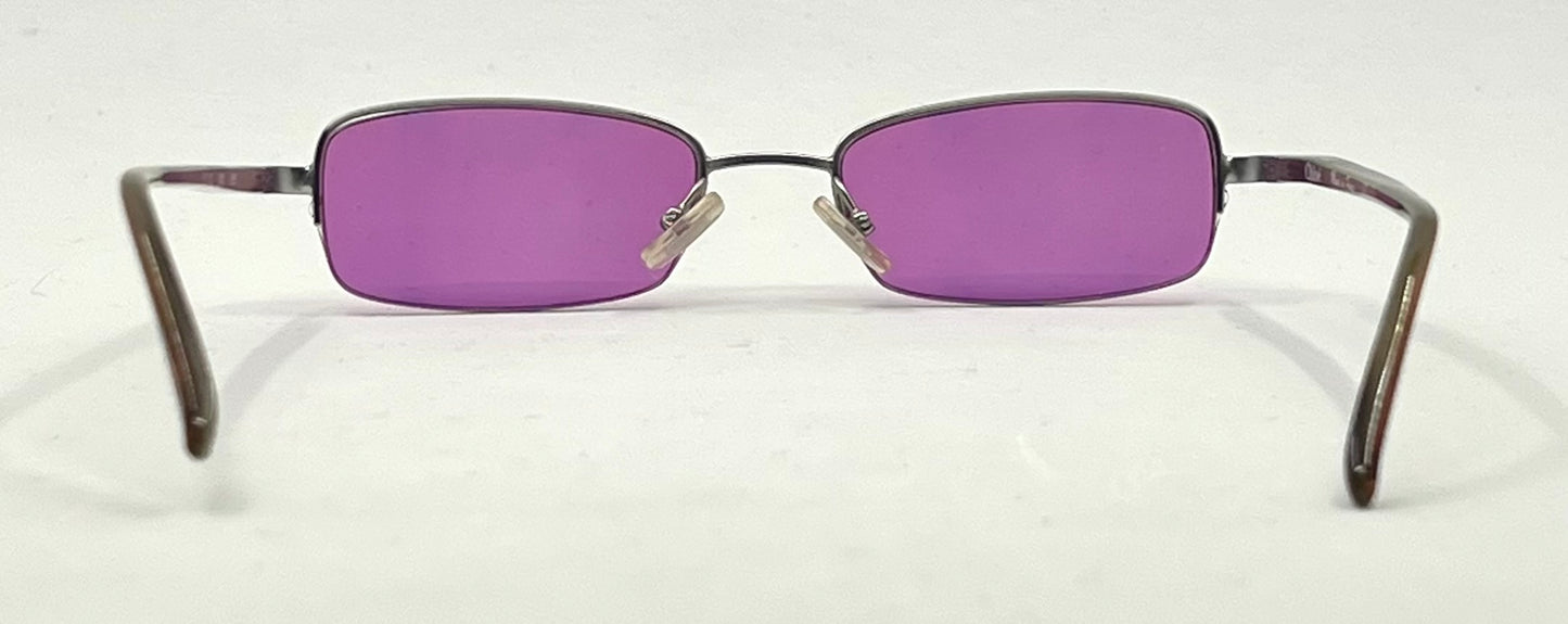 Chloé CL1105 Y2K Vintage Sunglasses w/New Solid Purple Custom Lenses-France