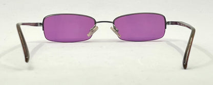 Chloé CL1105 Y2K Vintage Sunglasses w/New Solid Purple Custom Lenses-France
