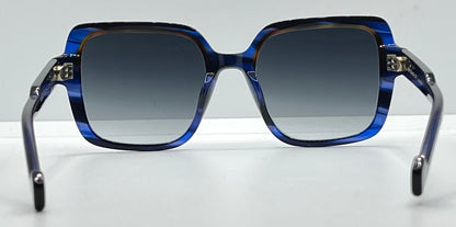 Entourage of 7 “Ravenna” Blue Havana Gradient 51mm Sunglasses-Made in Japan-New/Unworn -Full Kit
