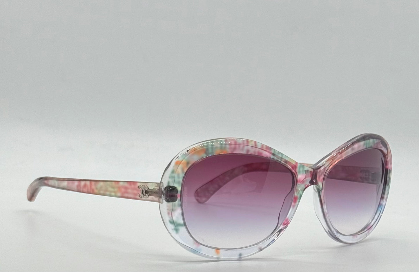 CHANEL 5219 Multicolor Clear Frame Gradient Tint CC Sunglasses-Discontinued Full Kit