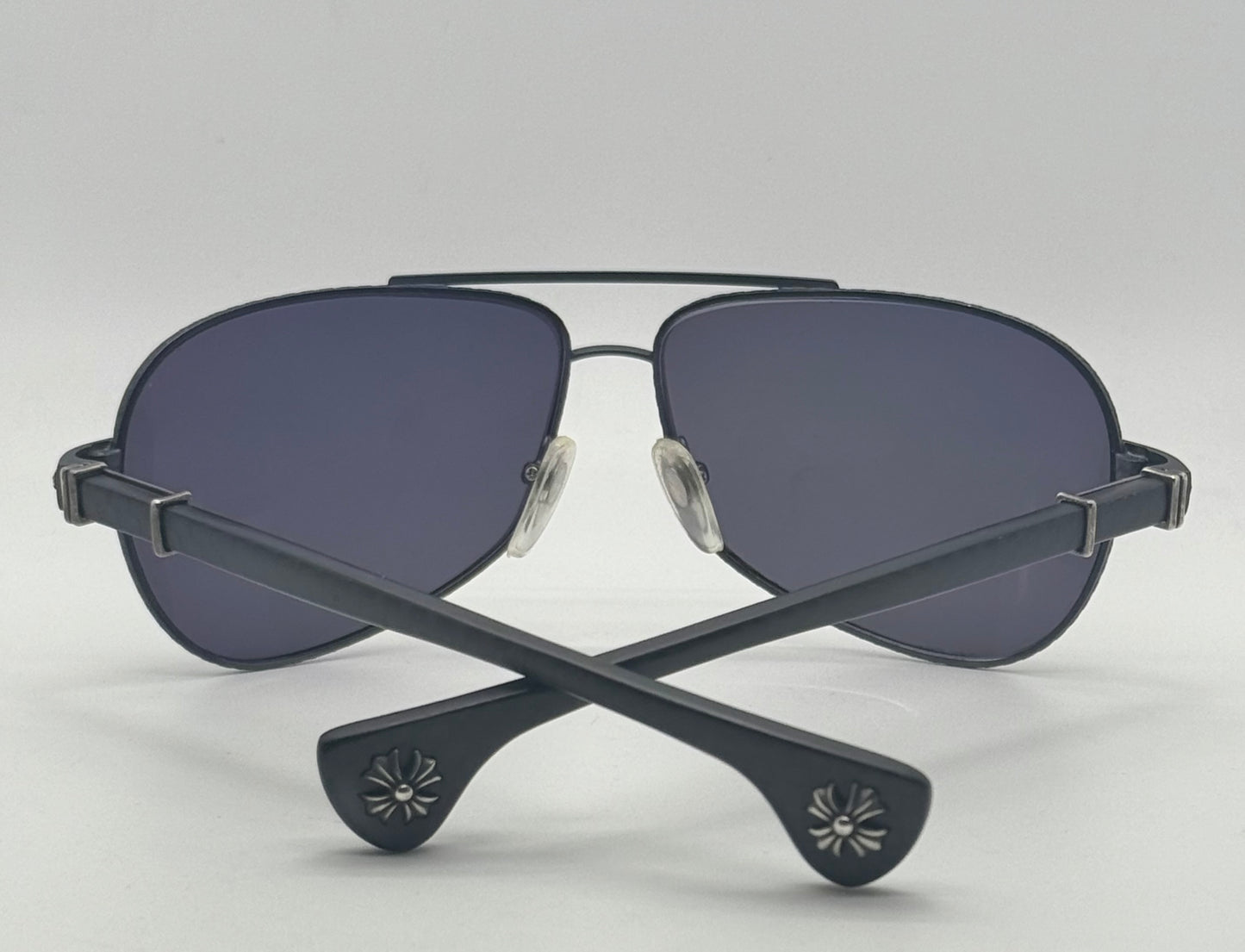 Chrome Hearts Grand Beast II Sunglasses – Frost Mirror Lenses – Full Kit – Rare