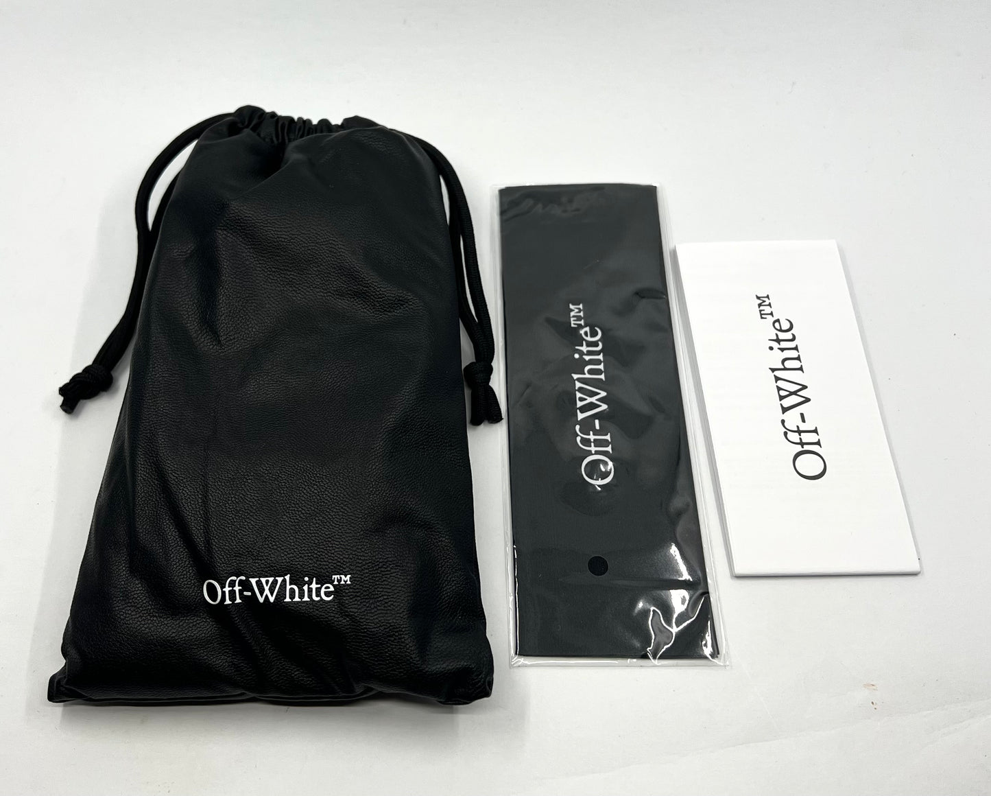 Off-White™ Volcanite Sunglasses Matte Black Grey-58mm-Full Kit-Unworn