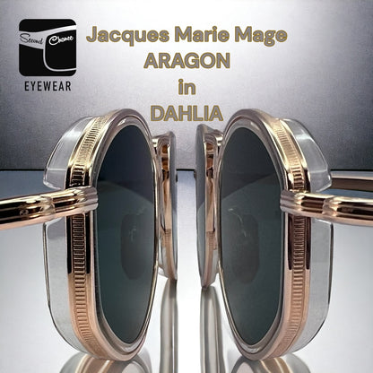 Jacques Marie Mage ARAGON in DAHLIA Sunglasses-FULL KIT-LTD. Of Only 100 Pieces