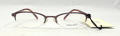 Giorgio Armani GA465 Vintage Semi-Rimless Optical Frame-Unworn-Italy