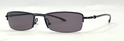 Dior CD 3627 Y2K VINTAGE Half-Rim Sunglasses-New Solid Smoke Custom Lenses-Unworn