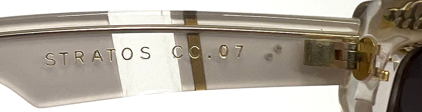 Claudio Carlotti STRATOS CC.07 Unworn Vintage-French Leather Sunglasses